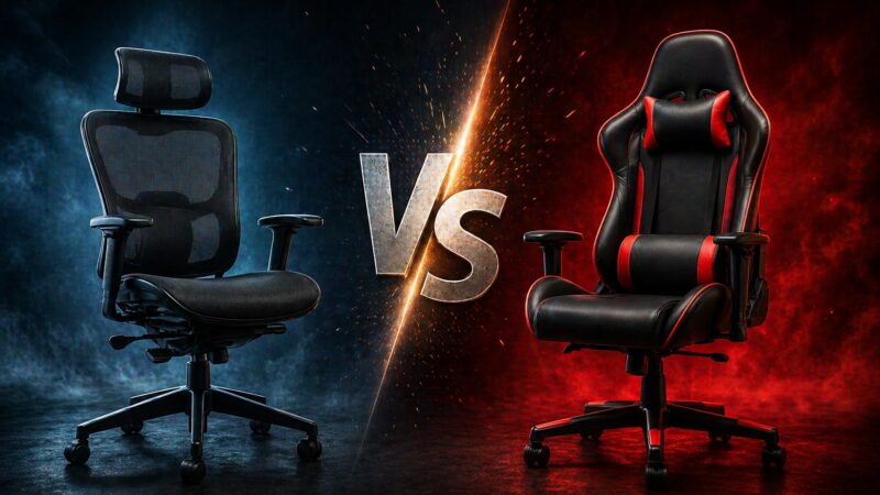 Cadeira de Escritório vs. Cadeira Gamer
