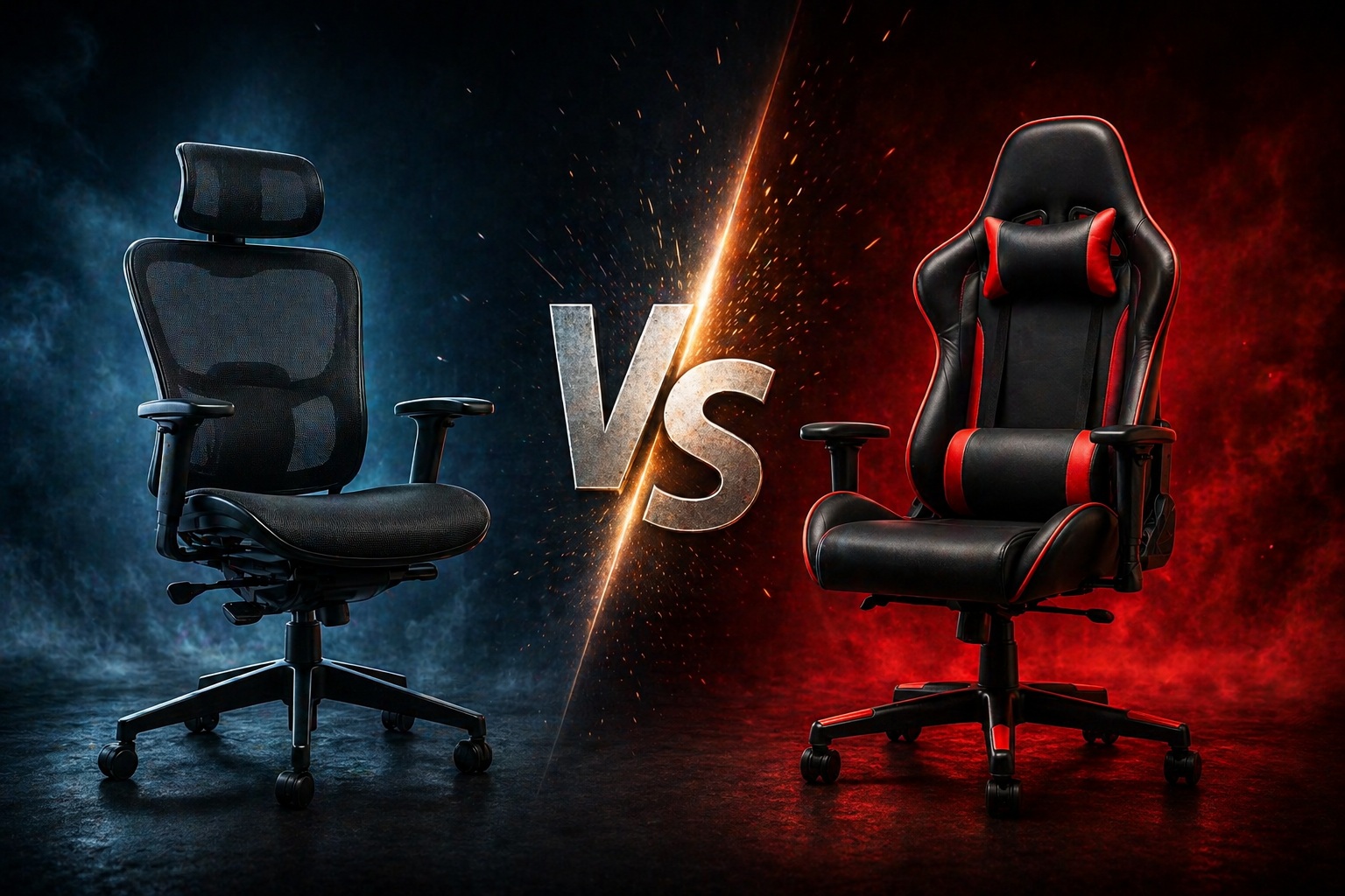 Cadeira de Escritório vs. Cadeira Gamer