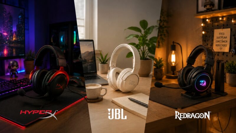 3 headsets, 3 perfis, uma escolha: qual é o seu?