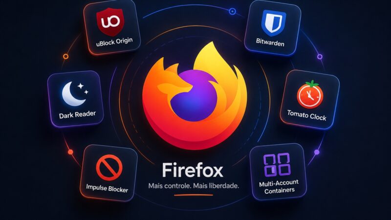 6 extensões do Firefox que fazem diferença de verdade no dia a dia