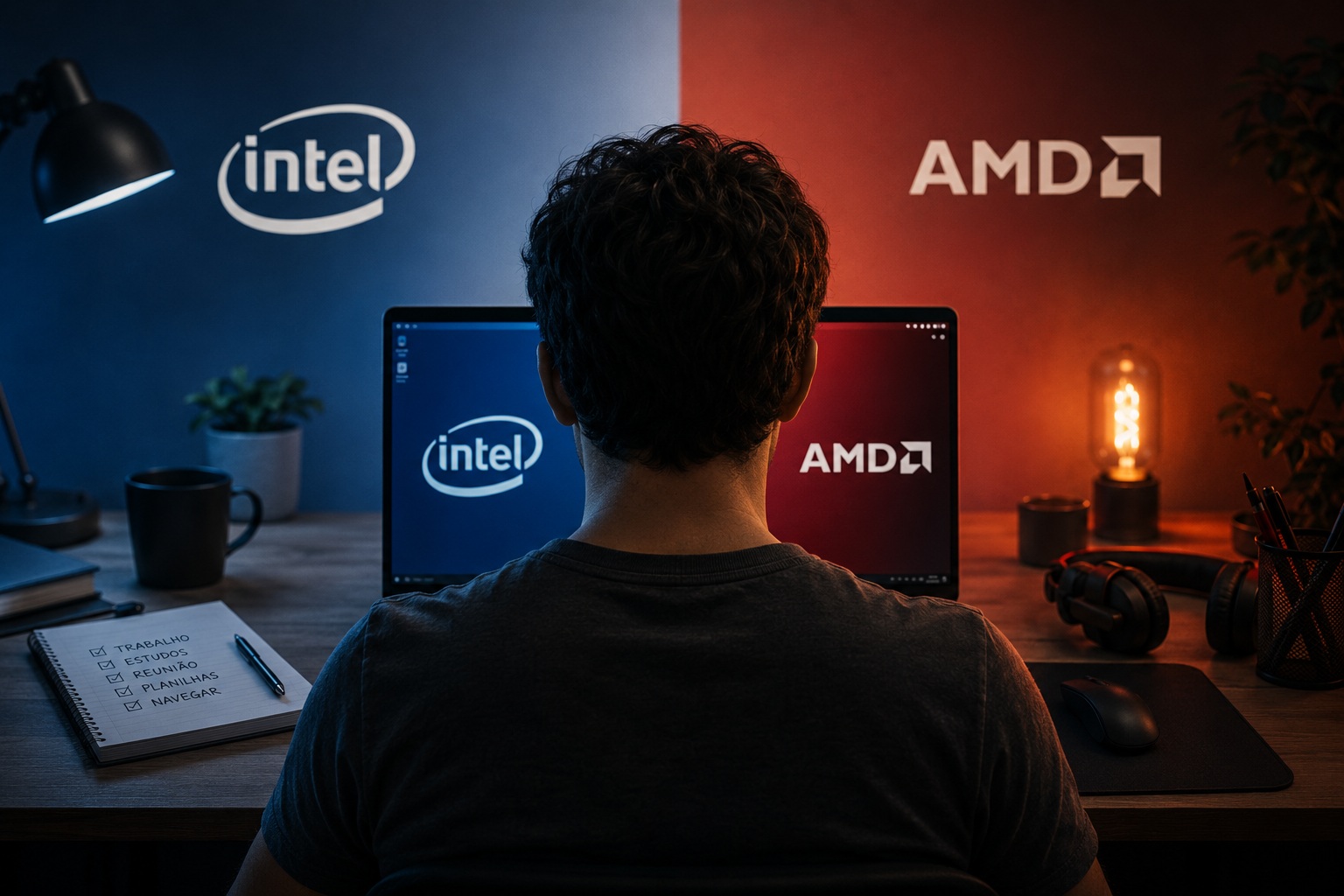 Intel vs AMD: qual faz mais sentido para o seu caos digital?