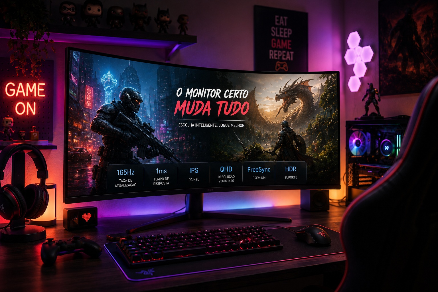 Monitor gamer: o que olhar antes de comprar?