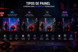 Painel monitor gamer
