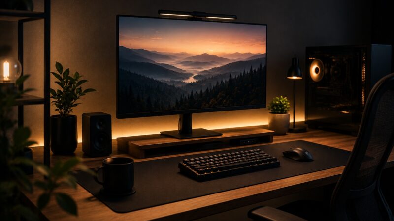 Setup bonito não precisa custar caro — 5 mudanças que fazem toda a diferença