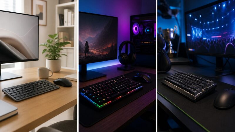 Teclado para PC: qual o melhor para o seu perfil?