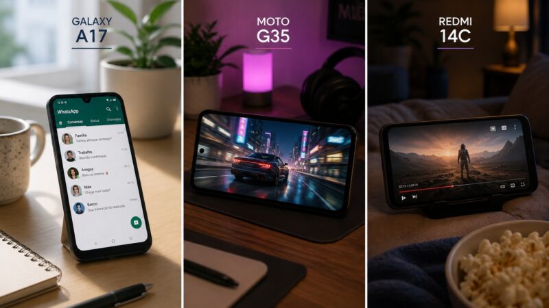 Celular bom não precisa custar caro: 3 opções de entrada que surpreendem