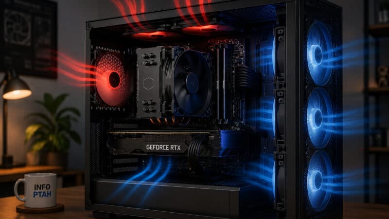 Cooler, ventoinha e water cooler: o que realmente mantém seu PC frio?