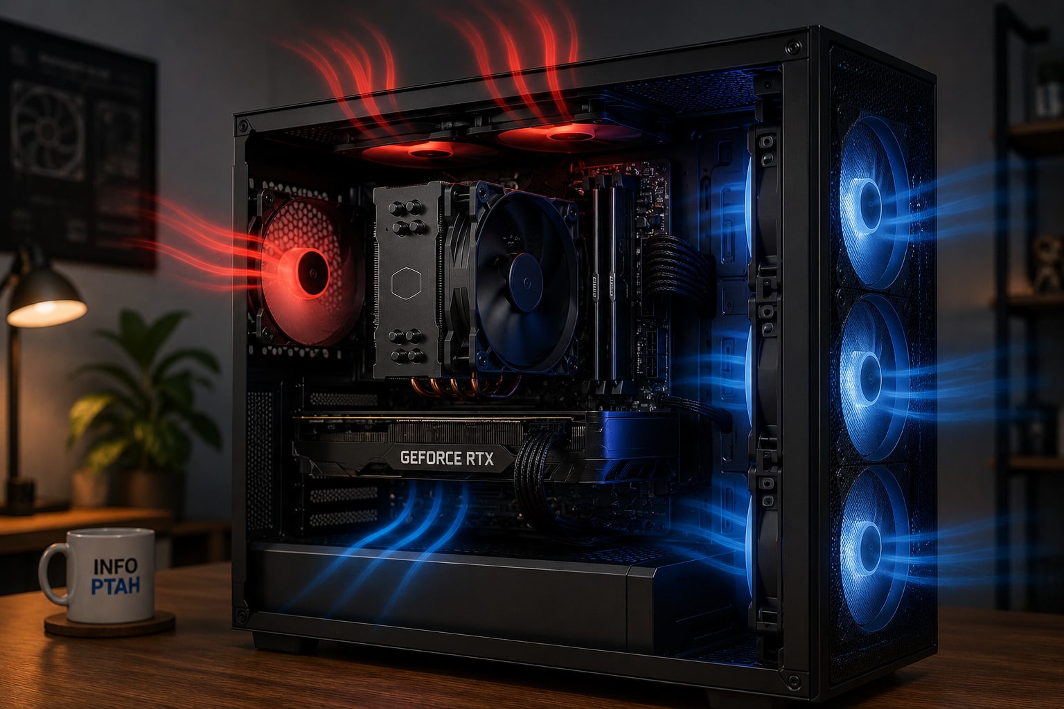 Cooler, ventoinha e water cooler: o que realmente mantém seu PC frio?