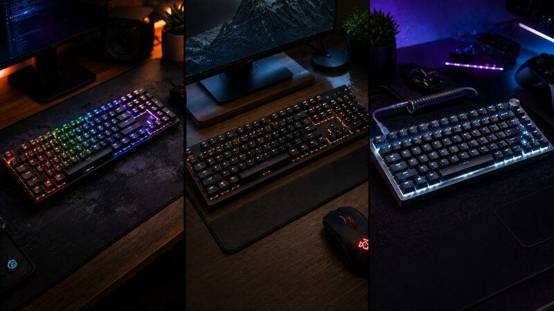 Teclado mecânico não é mais artigo de luxo — 3 opções que cabem no bolso (e mudam sua experiência)