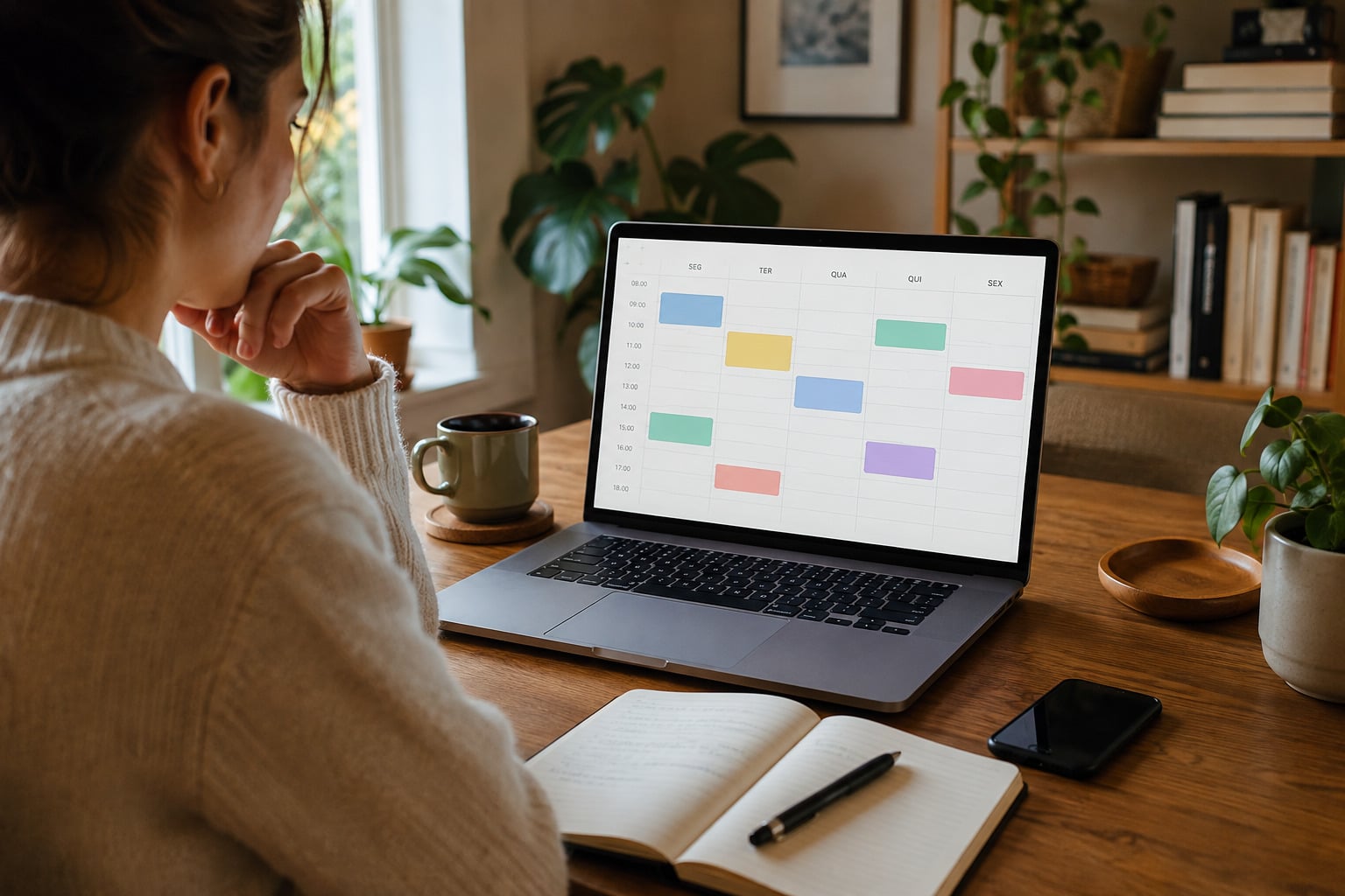 Google Agenda além dos compromissos: como usar blocos de tempo sem transformar o dia numa planilha