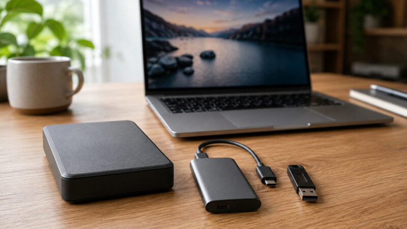 HD externo, SSD portátil ou pendrive: qual faz mais sentido para seus arquivos?