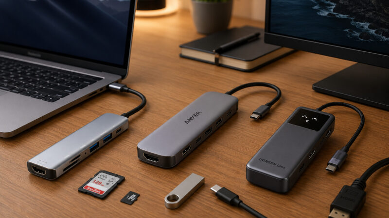 Hub USB-C para notebook: 3 opções úteis para quem ficou sem portas