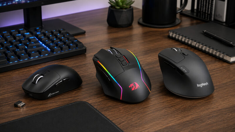 3 mouses intermediários para trabalhar e jogar sem passar raiva