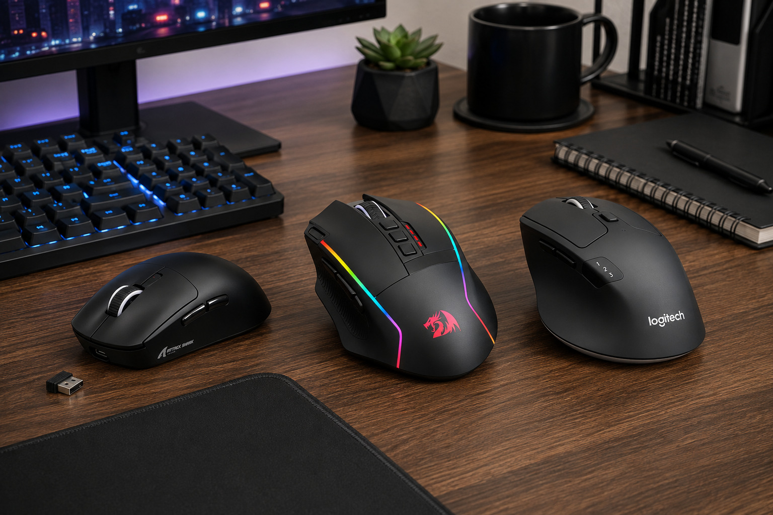 3 mouses intermediários para trabalhar e jogar sem passar raiva