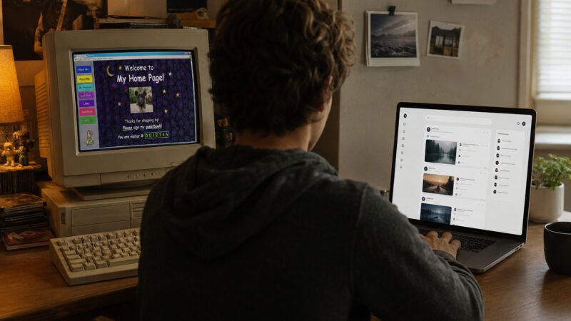 De páginas pessoais a plataformas: como a internet mudou sem a gente perceber